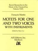 Tapa de Motets for One and Two Voices With Instruments