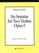 Tapa de Six Sonatas for Two Violins, Opus 5 (Recent Researches in the Music of the Classical Era)