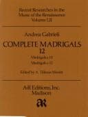Tapa de Andrea Gabrieli No. 12