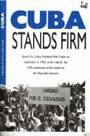 Tapa de Cuba stands firm