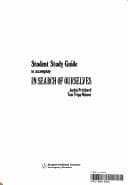Tapa de Student study guide to accompany In search of ourselves