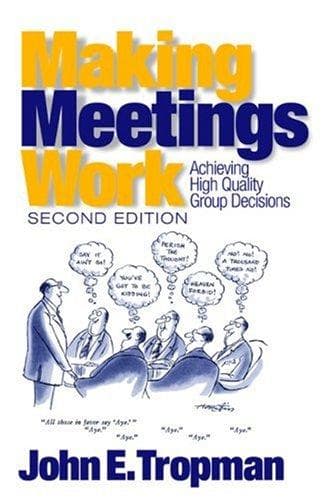 Tapa de Making Meetings Work