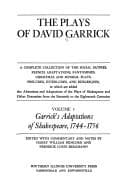 Tapa de Plays of David Garrick Vol. 3