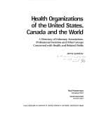 Tapa de Health Organizations of the United States and Canada