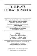 Tapa de The plays of David Garrick