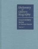 Tapa de Dictionary of Literary Biography Documentary Series