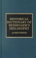 Tapa de Historical Dictionary of Heidegger's Philosophy