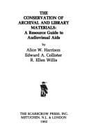 Tapa de The Conservation of Archival and Library Materials
