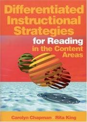 Tapa de Differentiated instructional strategies for reading in the content areas