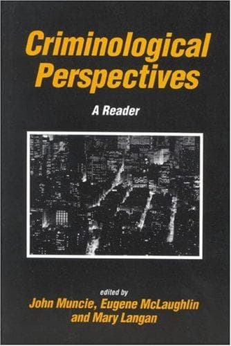 Tapa de Criminological Perspectives
