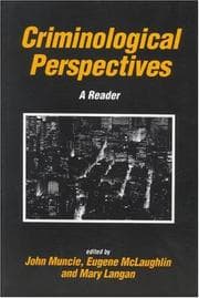 Tapa de Criminological Perspectives