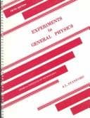 Tapa de Experiments in General Physics