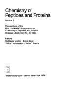 Tapa de Chemistry of Peptides and Proteins Vol. 3