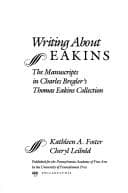 Tapa de Writing About Eakins