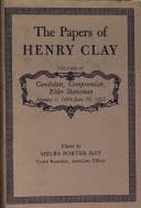 Tapa de The Papers of Henry Clay