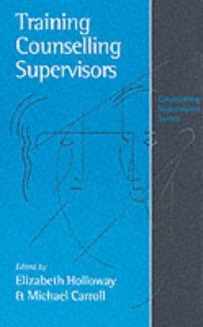 Tapa de Training counselling supervisors