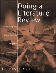 Tapa de Doing a literature review