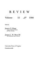 Tapa de Review Vol 12; 1990