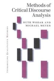 Tapa de Methods of critical discourse analysis