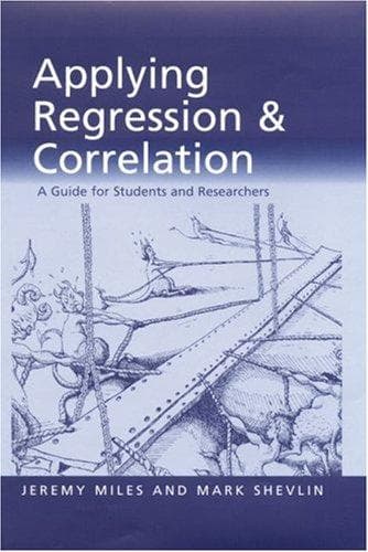 Tapa de Applying Regression and Correlation