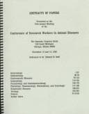 Tapa de Abstracts of Papers Presented at the 76th Annual Meeting of CRWAD, Nov. 1995