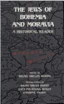 Tapa de The Jews of Bohemia and Moravia