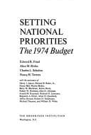Tapa de Setting national priorities