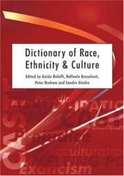 Tapa de Dictionary of race, ethnicity and culture