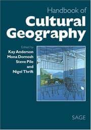 Tapa de Handbook of cultural geography