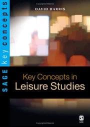 Tapa de Key Concepts in Leisure Studies