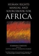 Tapa de Human rights manual and sourcebook for Africa