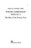 Tapa de Poetry Dimension Annual