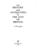 Tapa de History and Antiquities of the City of Bristol