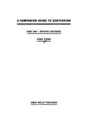 Tapa de A Companion Guide to Mentally Disordered Offenders (Companion Guides)
