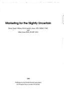 Tapa de Marketing for the Slightly Uncertain