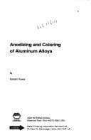 Tapa de Anodizing and Coloring of Aluminum Alloys