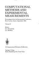 Tapa de Computational Methods and Experimental Measurements : 3rd