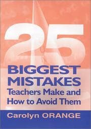 Tapa de 25 Biggest Mistakes Teachers Make and How to Avoid Them