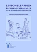 Tapa de Lessons learned from NGO experiences in the water and sanitation sector