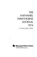 Tapa de The Nathaniel Hawthorne Journal 1974