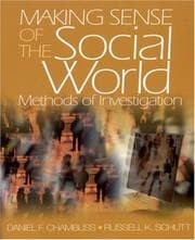Tapa de Making sense of the social world
