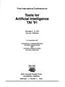 Tapa de Third International Conference on Tools for Artificial Intelligence Tai '91 November 5-8, 1991 San Jose, California