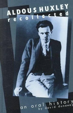 Tapa de Aldous Huxley Recollected