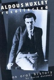 Tapa de Aldous Huxley recollected