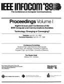 Tapa de Infocom Eighty-Nine, 8th IEEE Proceedings
