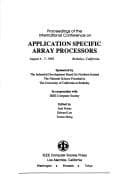 Tapa de Proceedings of the International Conference on Application Specific Array Processors