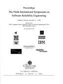 Tapa de 9th International Symposium on Software Reliability Engineering Issre '98