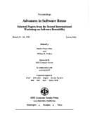 Tapa de Proceedings Advances in Software Reuse