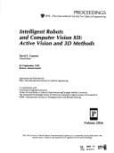 Tapa de Intelligent robots and computer vision XII