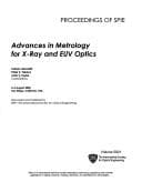 Tapa de Advances in Metrology for X-Ray and Euv Optics